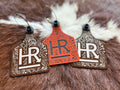 “Tooled & Branded”  Cattle Tag Luggage Tag